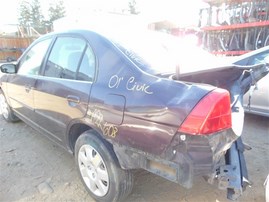 2001 Honda Civic EX Purple Sedan 1.7L Vtec AT #A22608